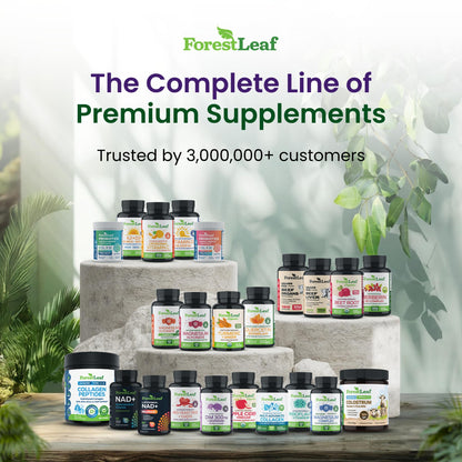 ForestLeaf DIM Supplement - 300mg DIM Estrogen Supplement for Women/Men - Diindolylmethane with BioPerine Black Pepper - Support for Detox, Metabolism, Hormone Balance & Menopause - 90 Caps - Maple Wellness Supplements