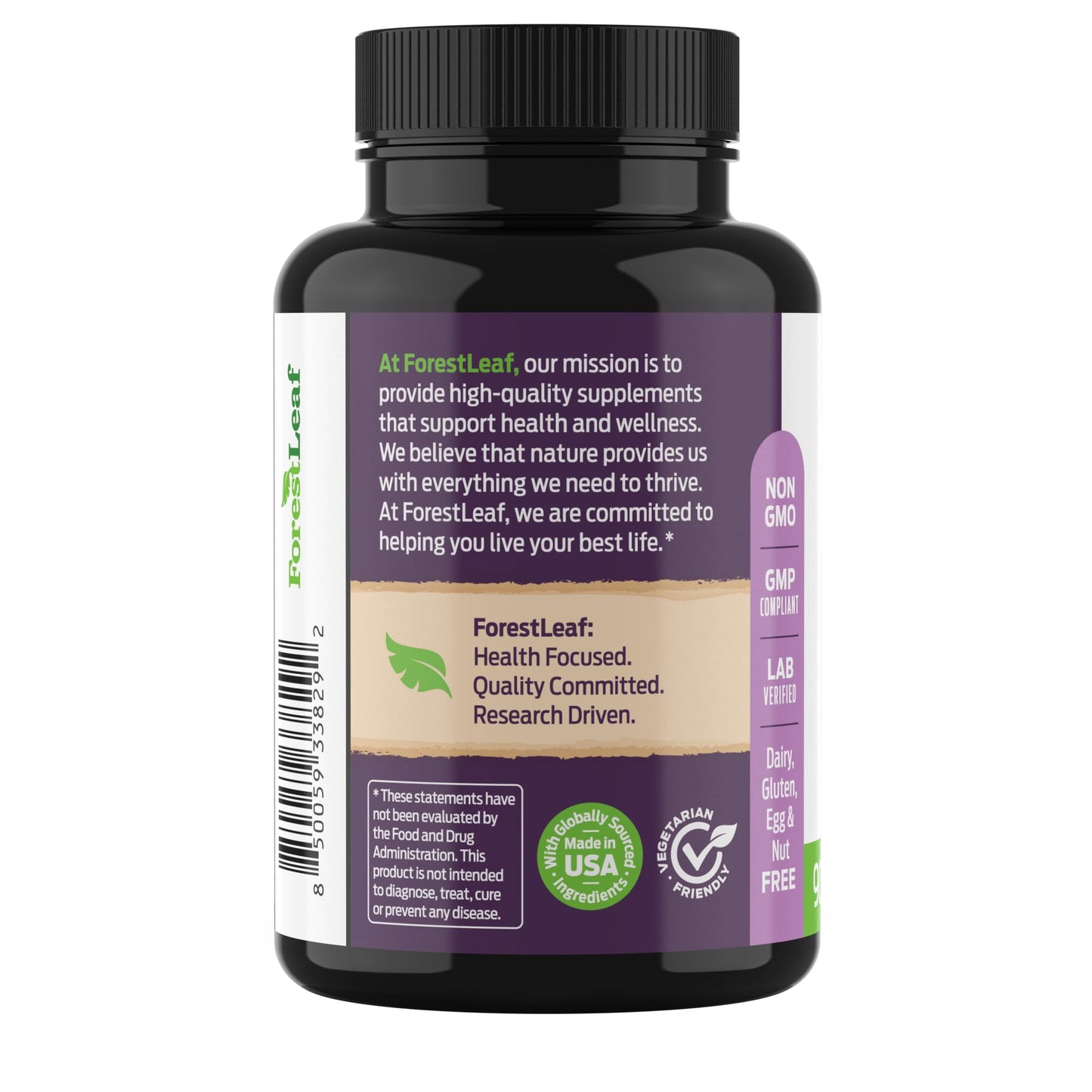 ForestLeaf DIM Supplement - 300mg DIM Estrogen Supplement for Women/Men - Diindolylmethane with BioPerine Black Pepper - Support for Detox, Metabolism, Hormone Balance & Menopause - 90 Caps - Maple Wellness Supplements