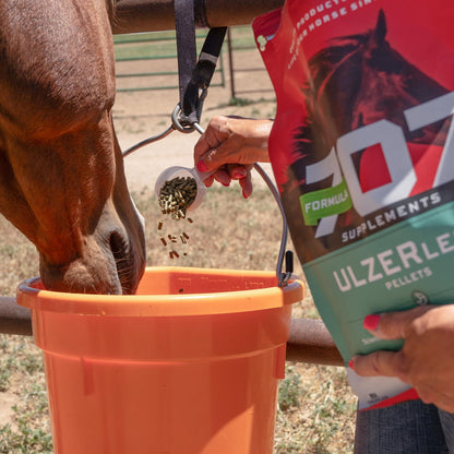 Formula 707 ULZERless Equine Supplement, 7.5lb Bag - Natural Gut Support for Horses with Ulcer Risk Factors - Maple Wellness Supplements