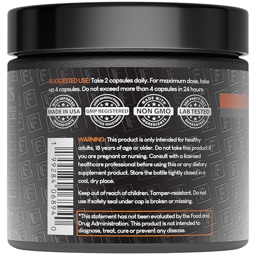 Formulation Factory Nootropic Brain Supplement - Boss Mode Focus & Memory Complex with Lion's Mane, Alpha GPC & Bacopa - Cognitive Support - 120 Capsules, 2 Month Supply - Maple Wellness Supplements