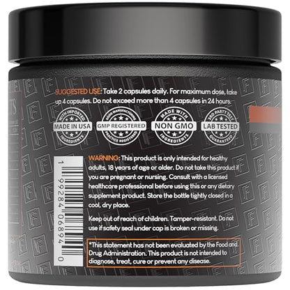 Formulation Factory Nootropic Brain Supplement - Boss Mode Focus & Memory Complex with Lion's Mane, Alpha GPC & Bacopa - Cognitive Support - 120 Capsules, 2 Month Supply - Maple Wellness Supplements
