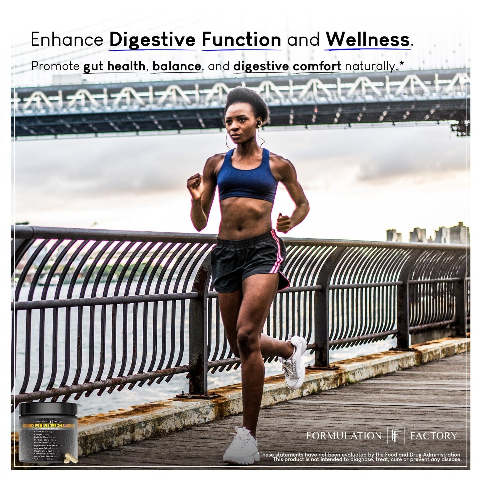 Formulation Factory Probiotics for Women & Men - Gut Intellect 10-in-1 Digestive Enzymes with Prebiotics and Postbiotics - Total Gut Health Supplement - Maple Wellness Supplements