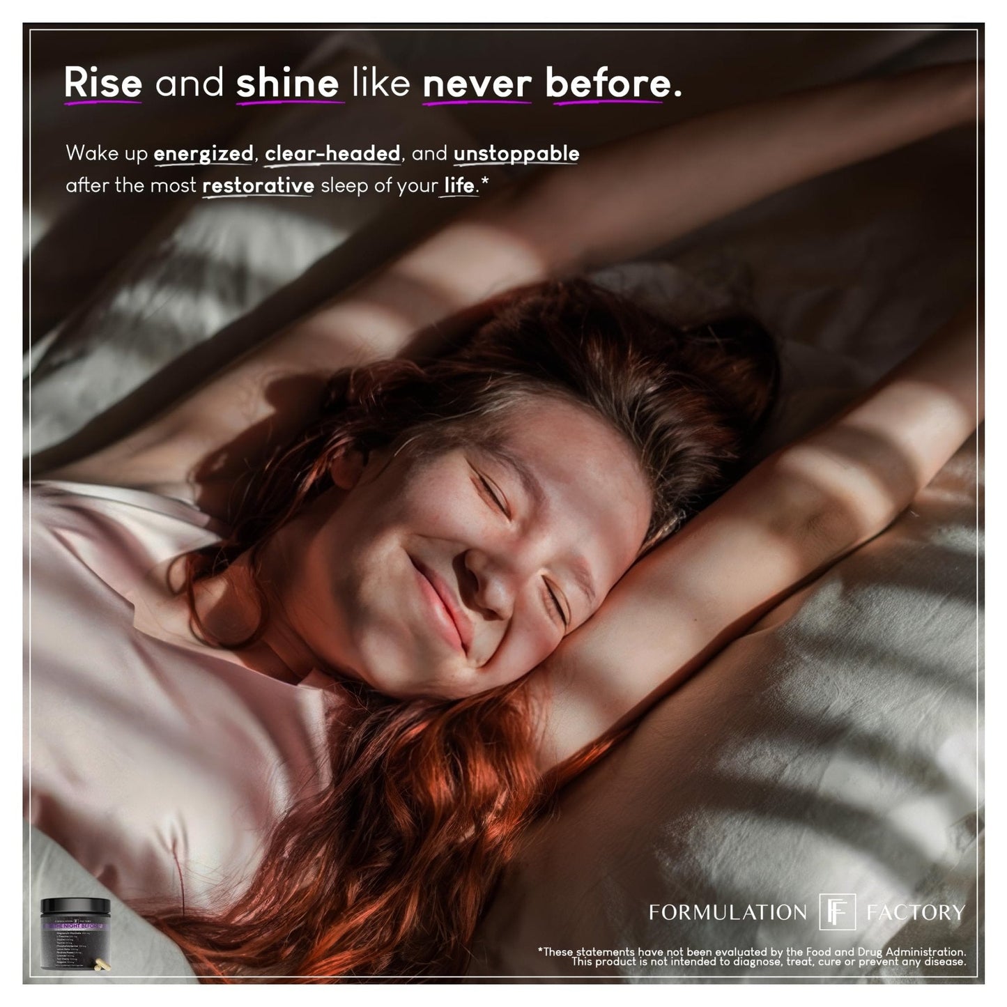Formulation Factory The Night Before 10-in-1 Sleep Support | Melatonin 4mg, Magnesium Glycinate 300mg, L-Theanine, Glycine & More | Supports Relaxation, - Maple Wellness Supplements