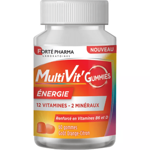 Forté Pharma Multivit'gummies Energy 60 units - Maple Wellness Supplements