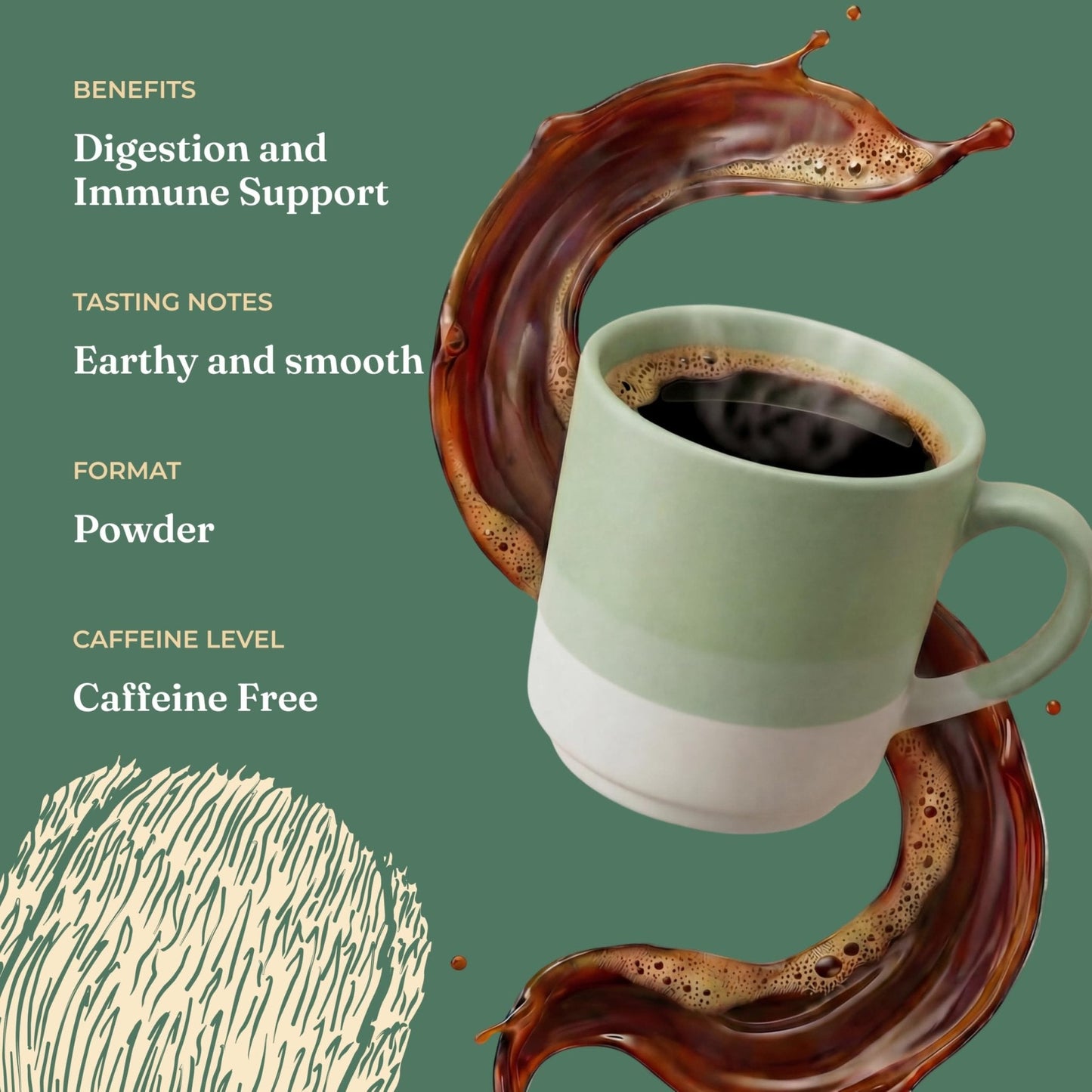 Four Sigmatic Gut Health Mushroom Blend | Organic Mushroom Powder Complex with Turkey Tail, Lion’s Mane, Cordyceps, Chaga, Probiotics and More - Maple Wellness Supplements