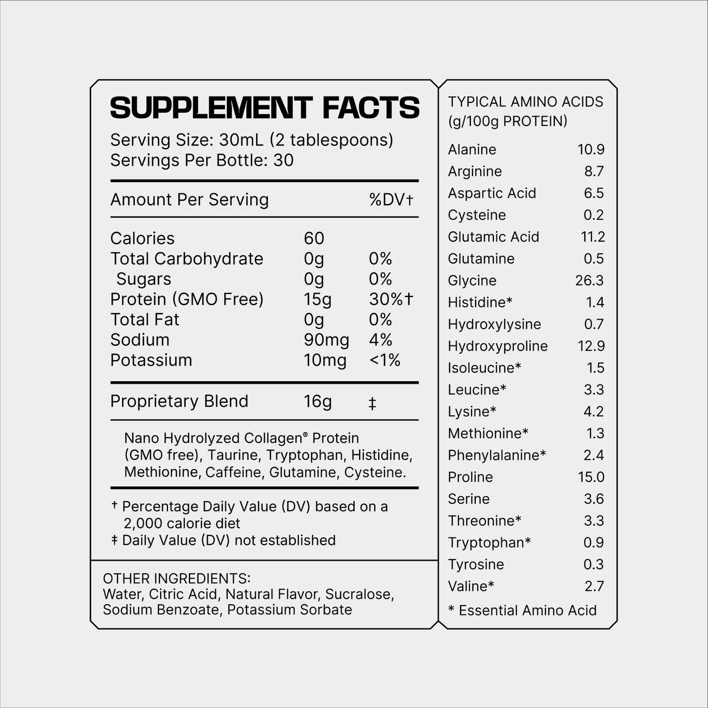 Frog Fuel Power Regular Complete Liquid Protein Shot, 15g, Nano Hydrolyzed & Grass Fed Collagen, Post Workout, Gluten Free, Fat & Sugar Free - Maple Wellness Supplements