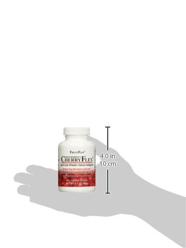 FruitFast CherryFlex 100% Red Tart Organic Cherry Concentrate Supplement - Chewable Softgel - 60 Count - Non-GMO and Gluten Free - Promotes Healthy Joint Function* - Maple Wellness Supplements