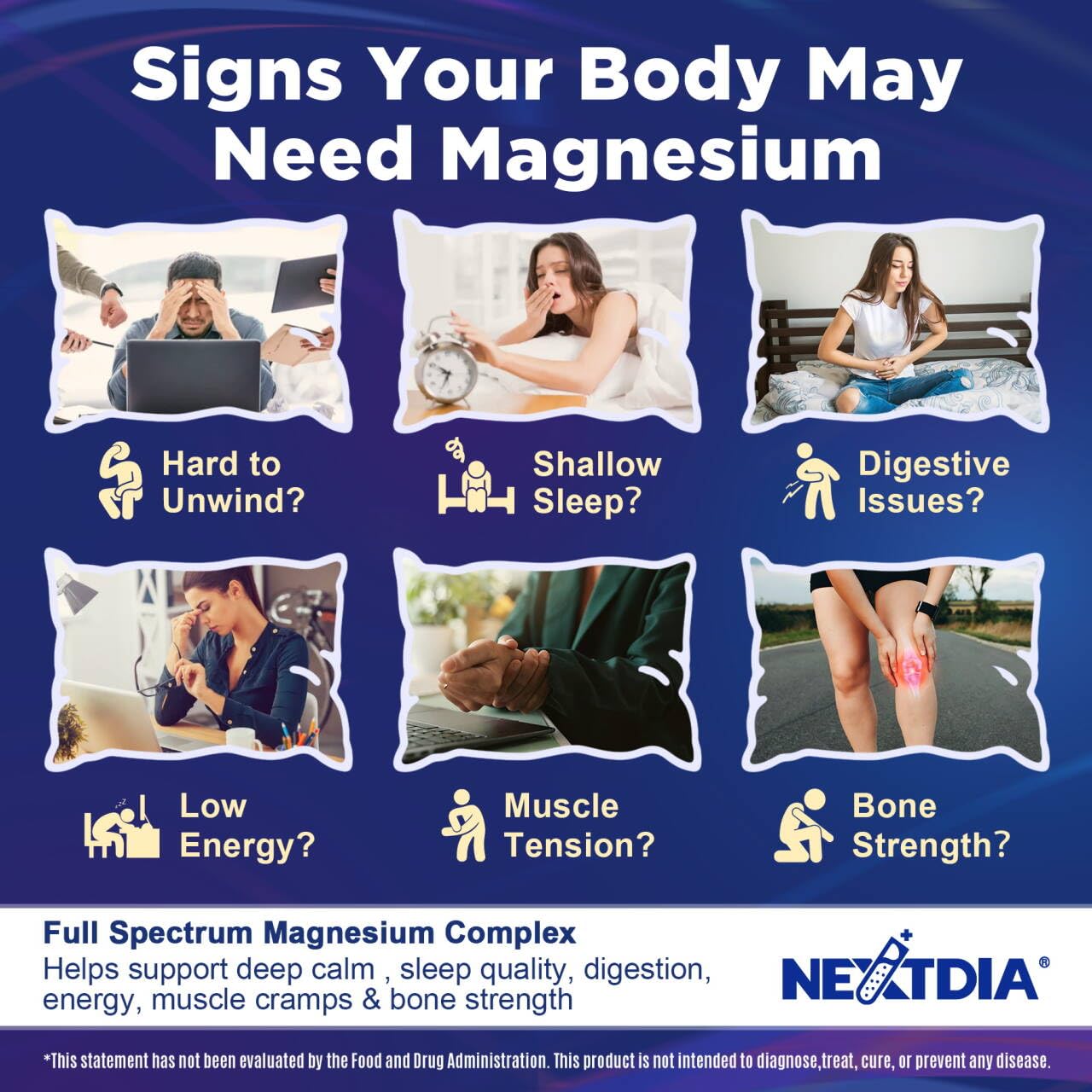 Full Spectrum Magnesium Glycinate Complex 21 in 1 Gummies for Deep Calm Sleep, 12 Forms Magnesium Citrate Malate Taurate Orotate for Women Men + Probiotics w/Ashwagandha, L-Theanine, GABA, 120Cts - Maple Wellness Supplements