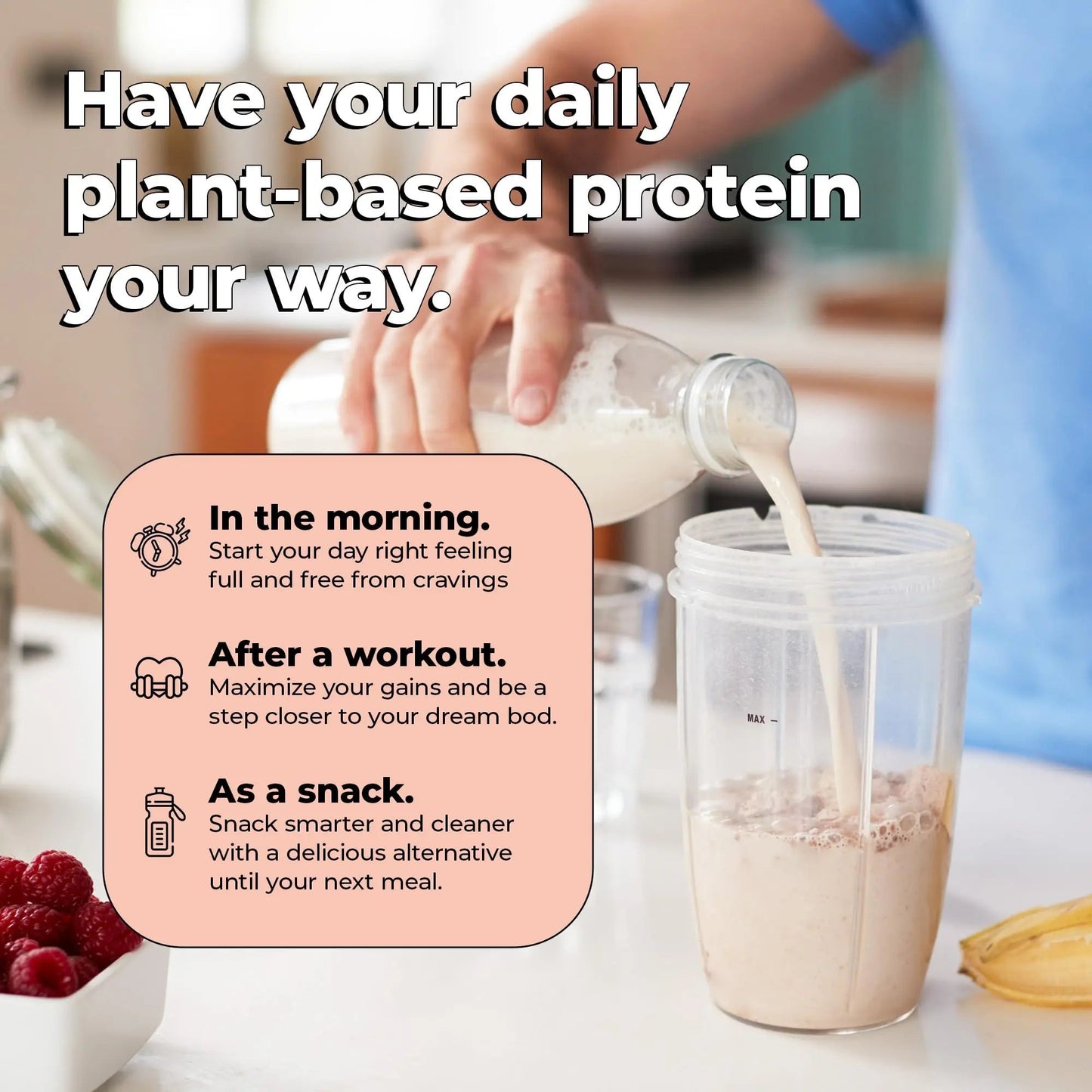 Future Kind Vegan Protein Powder, Vanilla, Pea Plant Protein for Lean Muscle with Iron & Fiber, Whey-Free, Sugar-Free, Soy-Free, Non-Dairy (34 Servings) - Maple Wellness Supplements