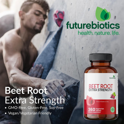 Futurebiotics Beet Root Extra Strength, Non-GMO, 120 Vegetarian Tablets - Maple Wellness Supplements