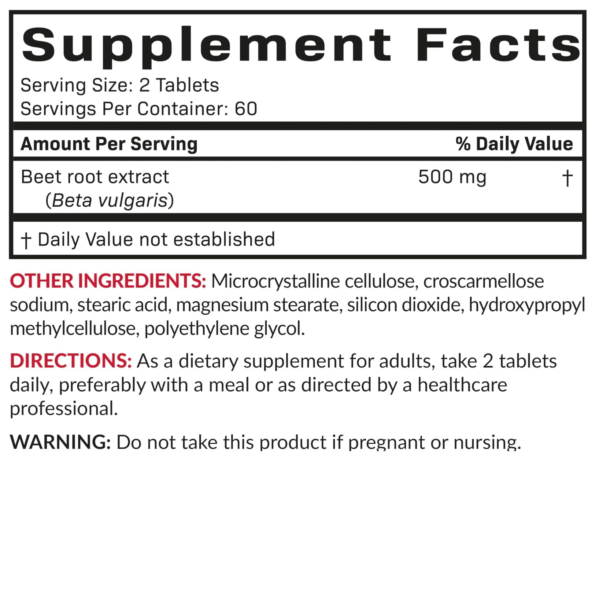 Futurebiotics Beet Root Extra Strength, Non-GMO, 120 Vegetarian Tablets - Maple Wellness Supplements