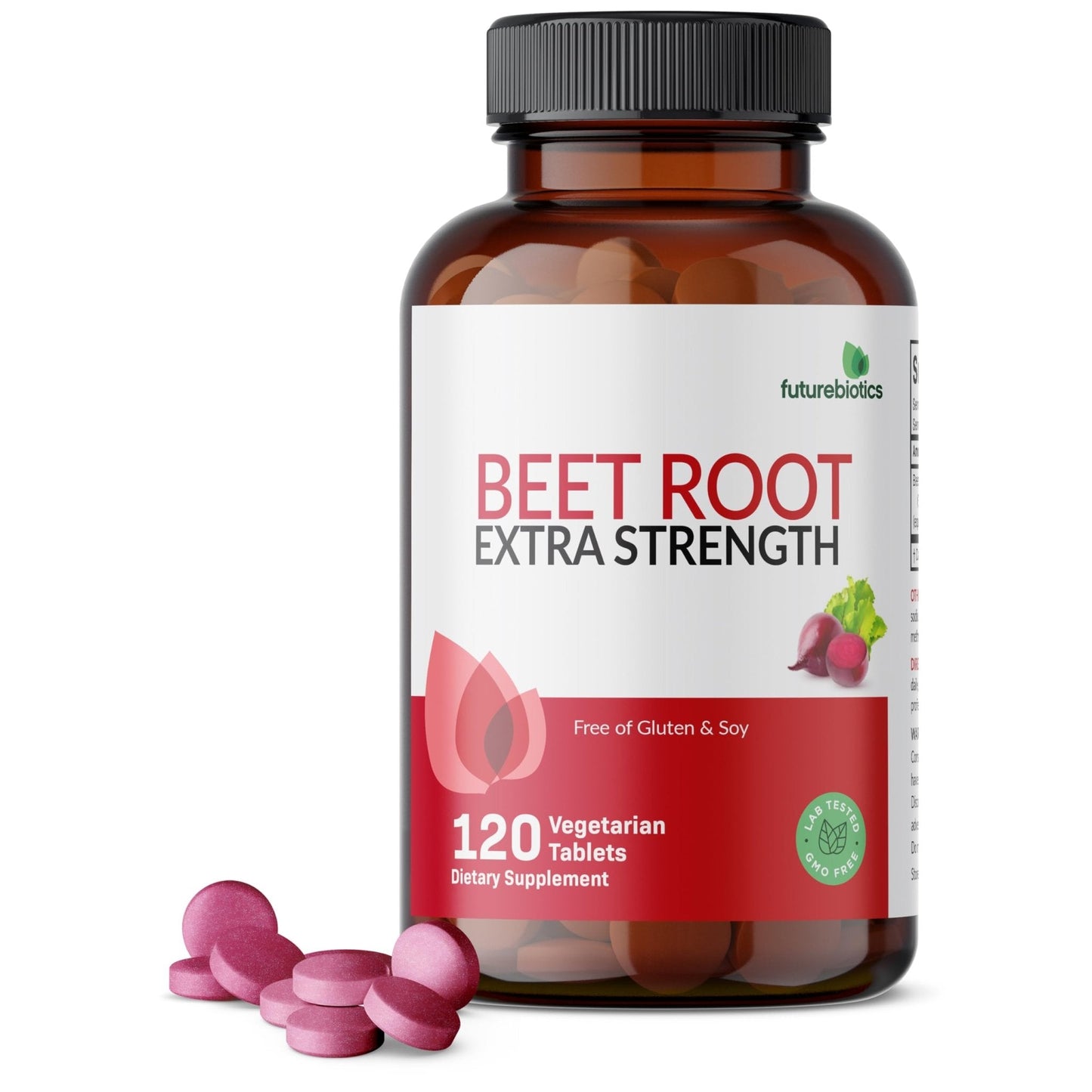 Futurebiotics Beet Root Extra Strength, Non-GMO, 120 Vegetarian Tablets - Maple Wellness Supplements
