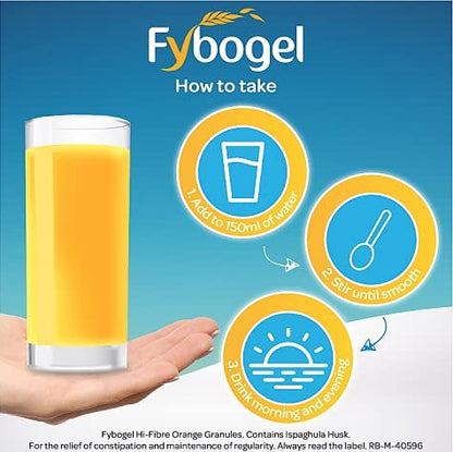 Fybogel Orange - 30 Sachets x 2 Packs - Maple Wellness Supplements