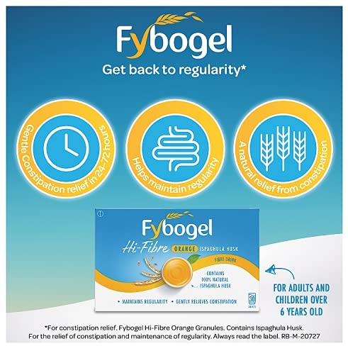 Fybogel Orange - 30 Sachets x 2 Packs - Maple Wellness Supplements