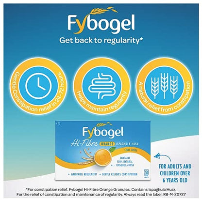 Fybogel Orange - 30 Sachets x 2 Packs - Maple Wellness Supplements