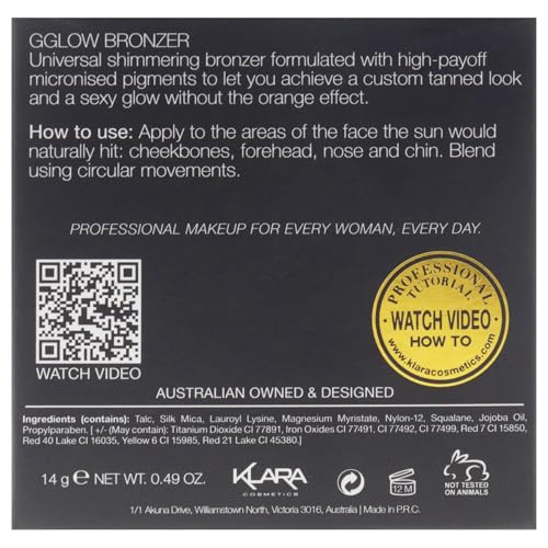 G Glow Bronzer by Klara for Women - 0.49 oz Bronzer - Maple Wellness Supplements