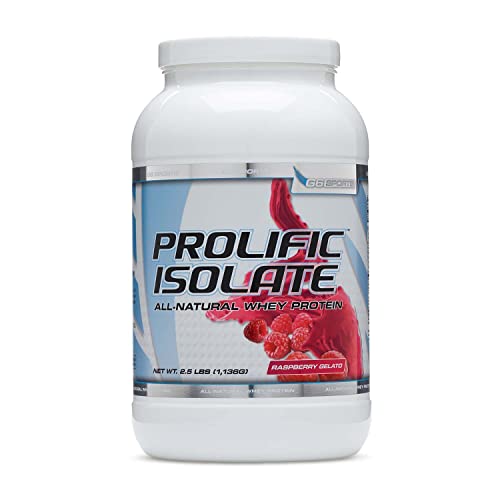 G6 Sports Nutrition Prolific Isolate All Natural Whey Protein Isolate (Gluten Free, Lactose - Maple Wellness Supplements