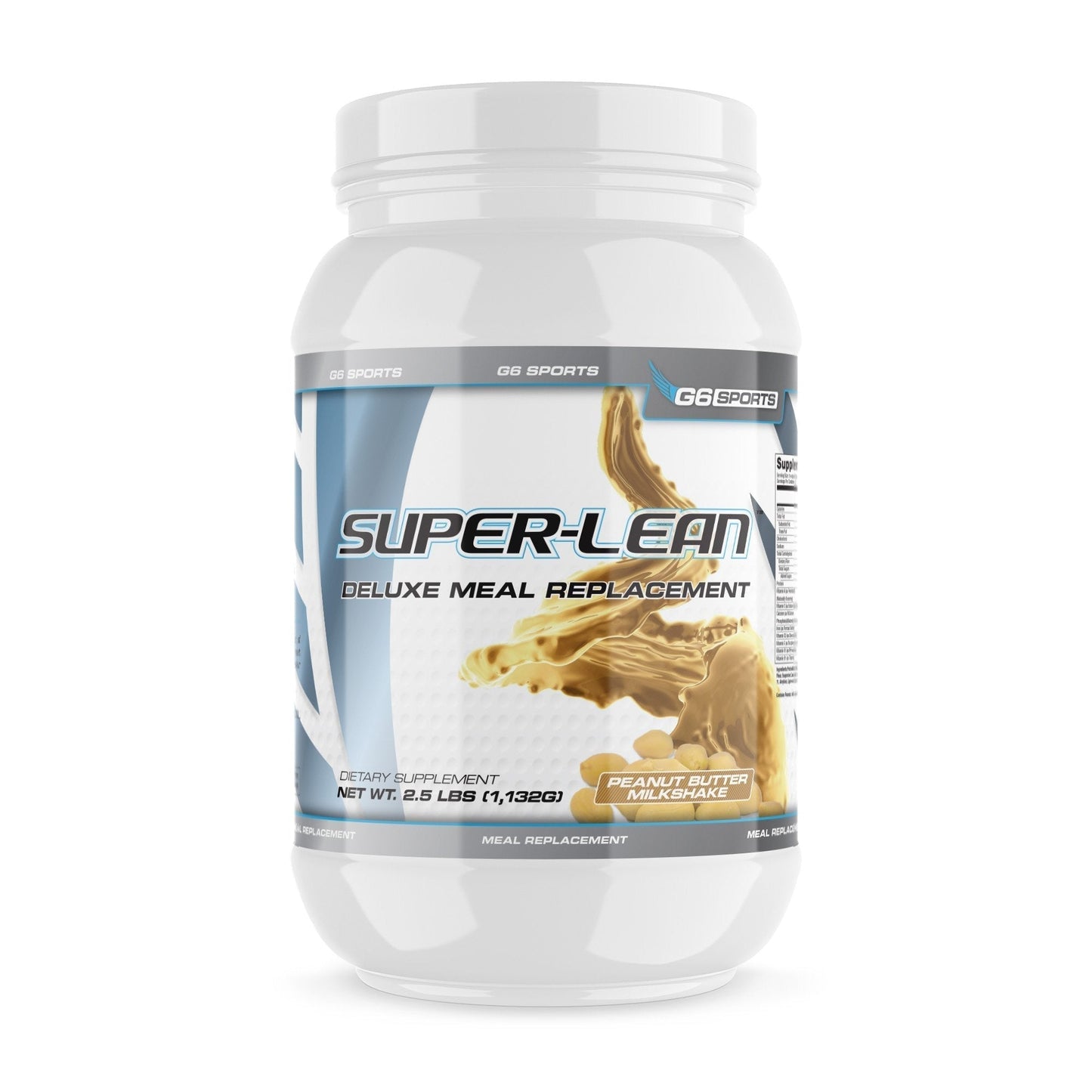 G6 Sports Nutrition Super-Lean Deluxe Meal Replacement (32g Protein, 7g Fiber, 25 Added - Maple Wellness Supplements