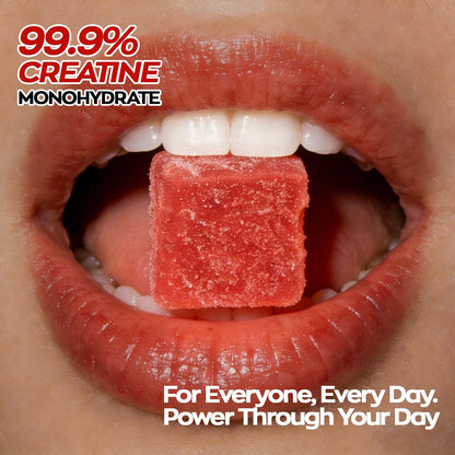 GABE SUNNYBEARS Creatine Gummies, NSF Certified, 5g Creatine Monohydrate per Serving with Taurine & B12, Raspberry Flavor, 160 Count, for Men & Women - Maple Wellness Supplements
