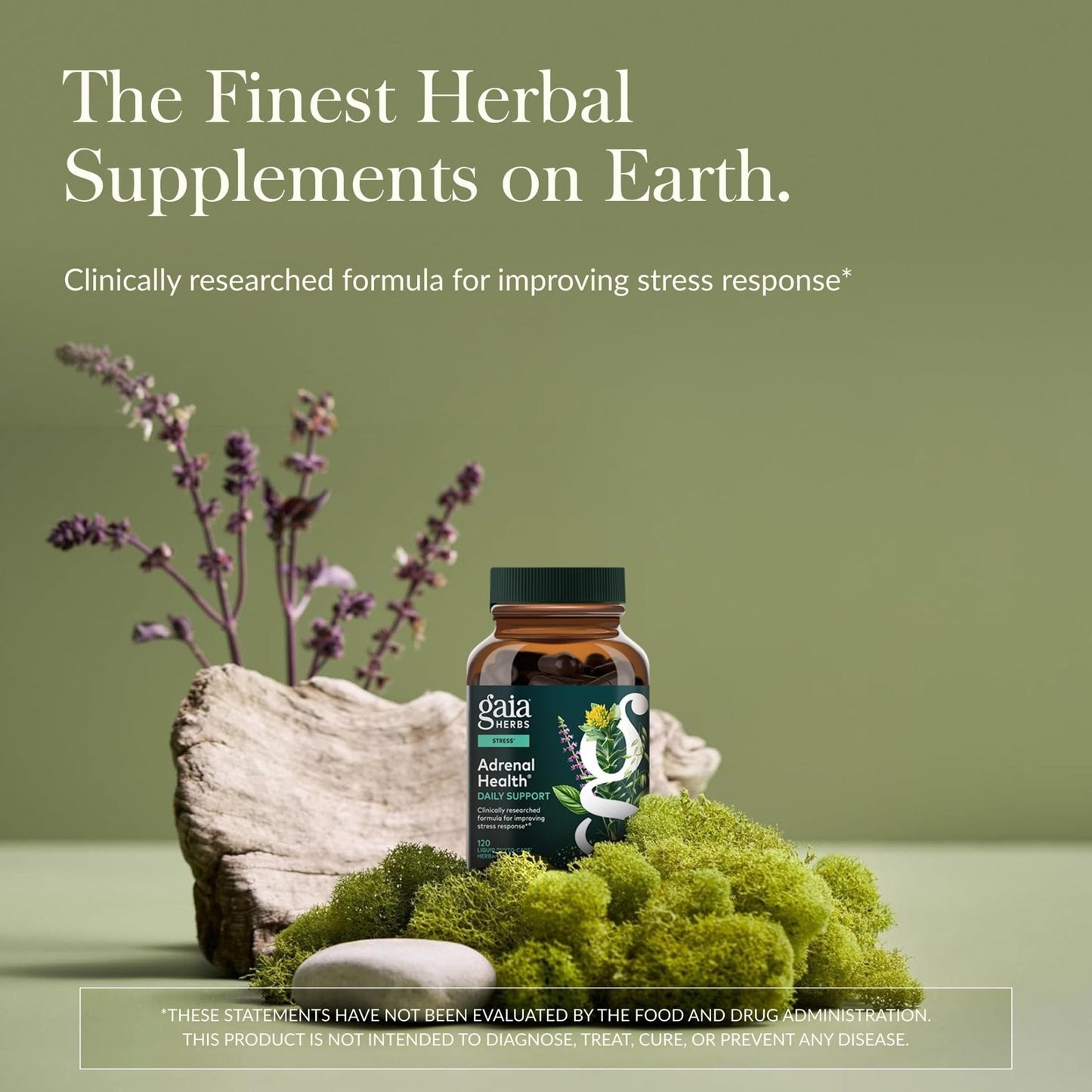 Gaia Herbs Adrenal Health Daily Support, Help Maintain Healthy Energy & Stress Levels*,120 Liquid Phyto-Caps Adrenal Health Nightly Restore, 120 Liquid Phyto-Caps - Bundle - Maple Wellness Supplements