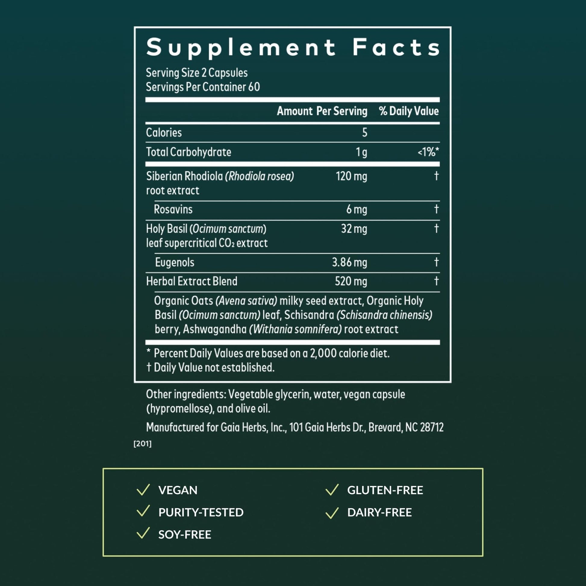 Gaia Herbs Adrenal Health Daily Support, Help Maintain Healthy Energy & Stress Levels*,120 Liquid Phyto-Caps Adrenal Health Nightly Restore, 120 Liquid Phyto-Caps - Bundle - Maple Wellness Supplements