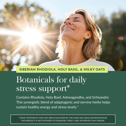 Gaia Herbs Adrenal Health Daily Support, Help Maintain Healthy Energy & Stress Levels*,120 Liquid Phyto-Caps Adrenal Health Nightly Restore, 120 Liquid Phyto-Caps - Bundle - Maple Wellness Supplements