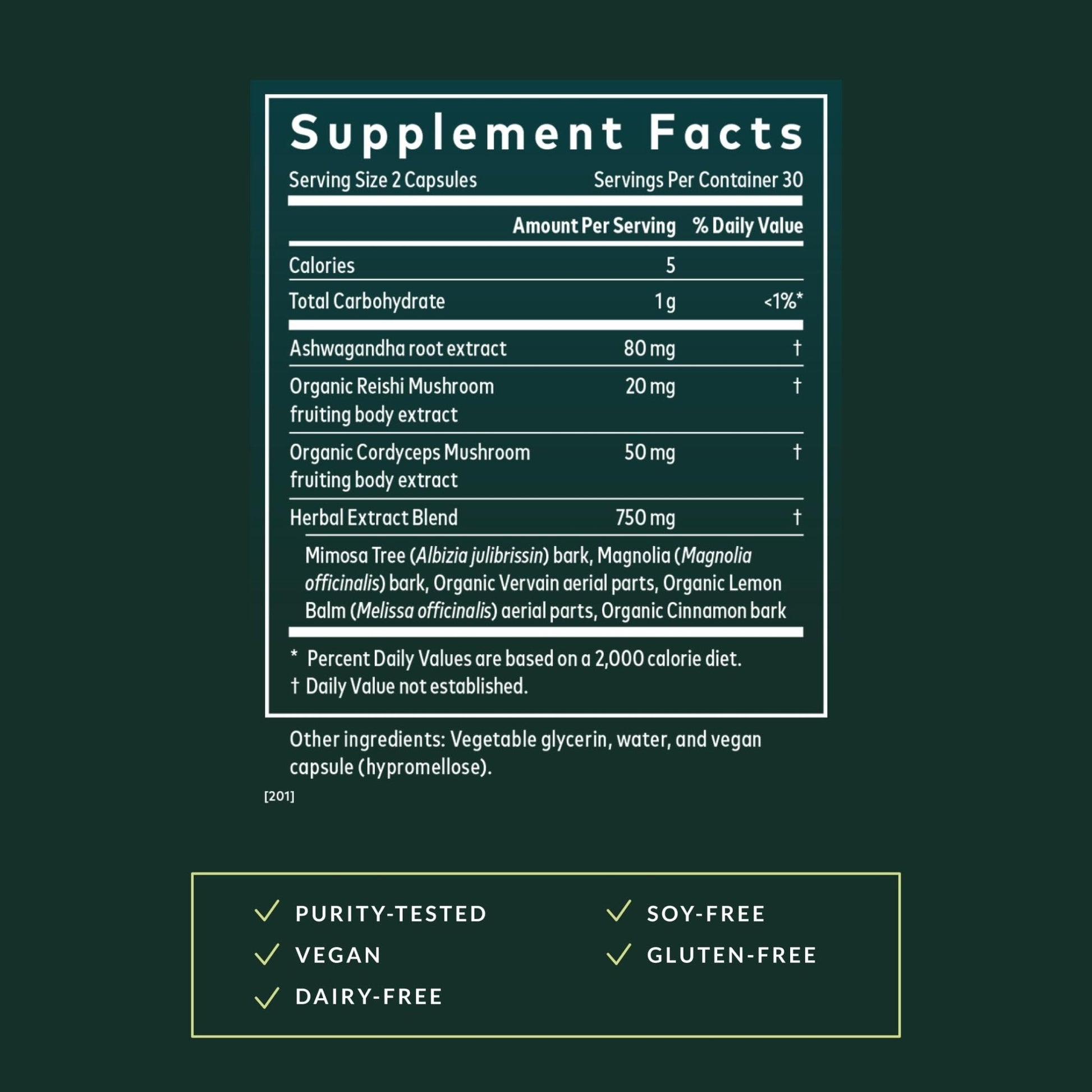 Gaia Herbs Adrenal Health Nightly Restore - Herbal Supplement with Ashwagandha, Magnolia Bark, Cordyceps, Lemon Balm & More* - 60 Vegan Liquid Phyto-Caps (30 Servings) - Maple Wellness Supplements