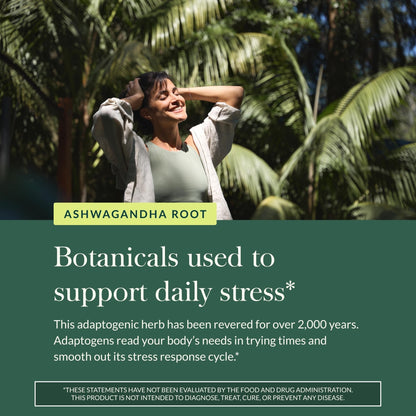 Gaia Herbs Ashwagandha Root - Stress Relief & Sleep Support Supplement - Supports Balanced Energy Levels & Positive Outlook - Maple Wellness Supplements