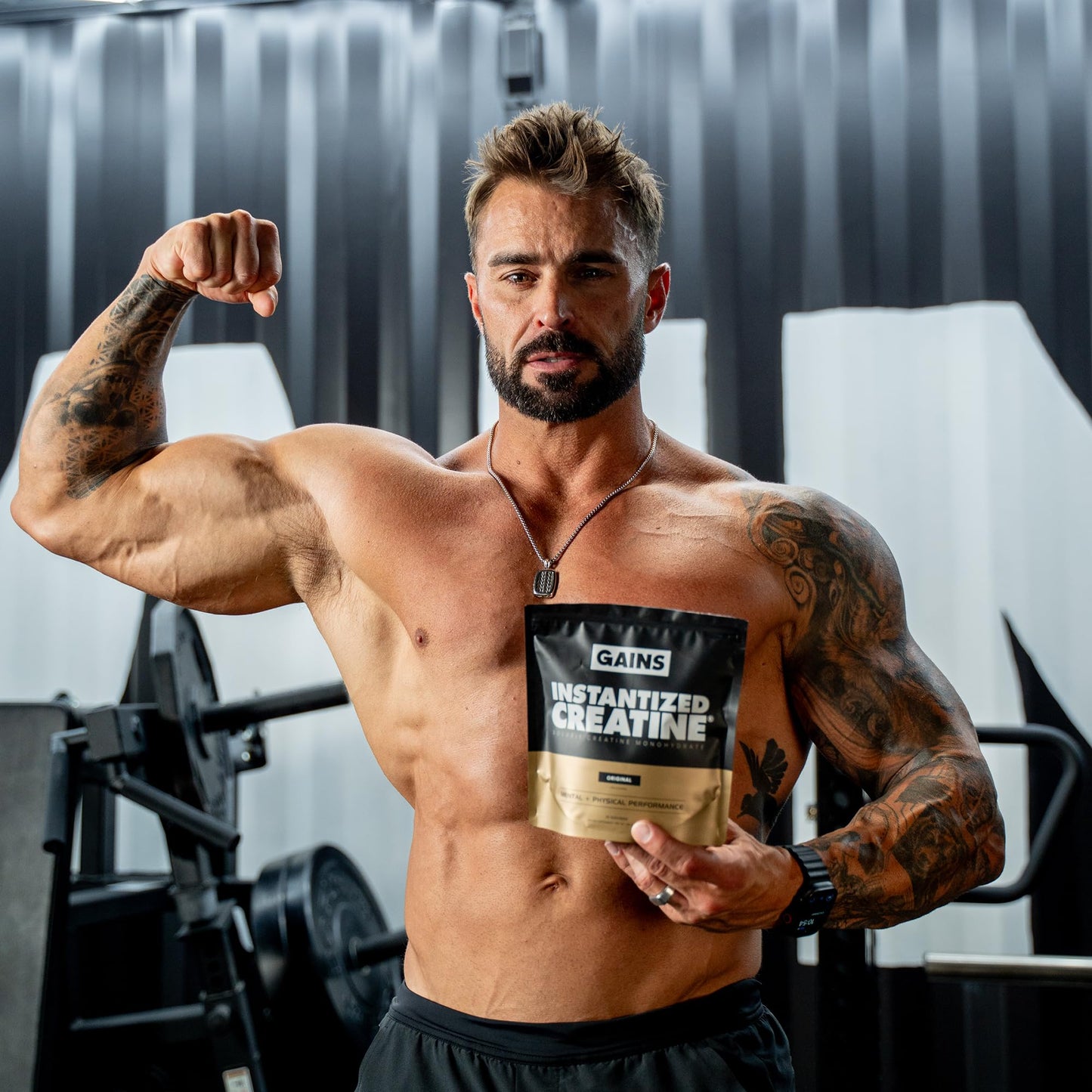 Gains in Bulk Instantized Creatine Monohydrate for Men & Women, Soluble Creatine Powder, Supports Muscle Building, Strength and Performance - Maple Wellness Supplements