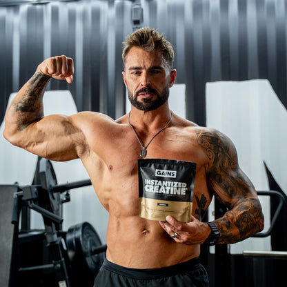 Gains in Bulk Instantized Creatine Monohydrate for Men & Women, Soluble Creatine Powder, Supports Muscle Building, Strength and Performance - Maple Wellness Supplements