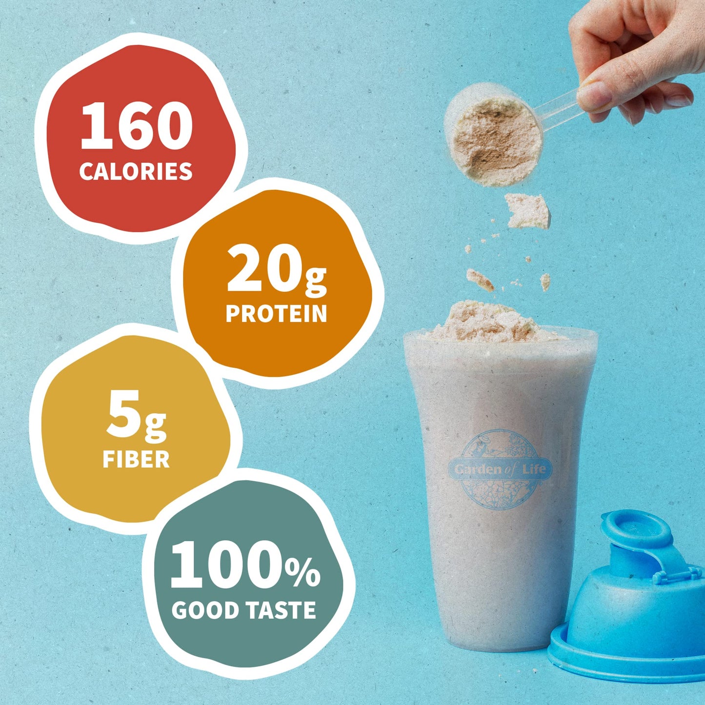 Garden of Life Creamy Vanilla Cookie Protein Powder + Oatmilk 20g Organic Vegan Plant - Maple Wellness Supplements