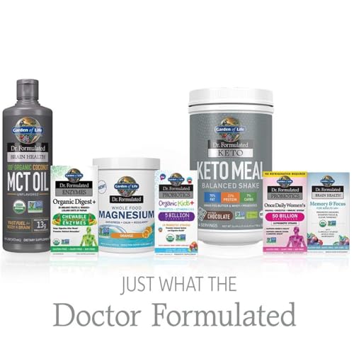 Garden of Life Dr. Formulated Organic Brain Health Memory & Focus for Adults 40+ 60 Tablets - Maple Wellness Supplements