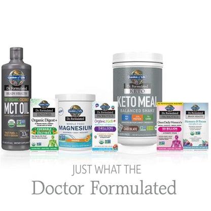 Garden of Life Dr. Formulated Organic Brain Health Memory & Focus for Adults 40+ 60 Tablets - Maple Wellness Supplements