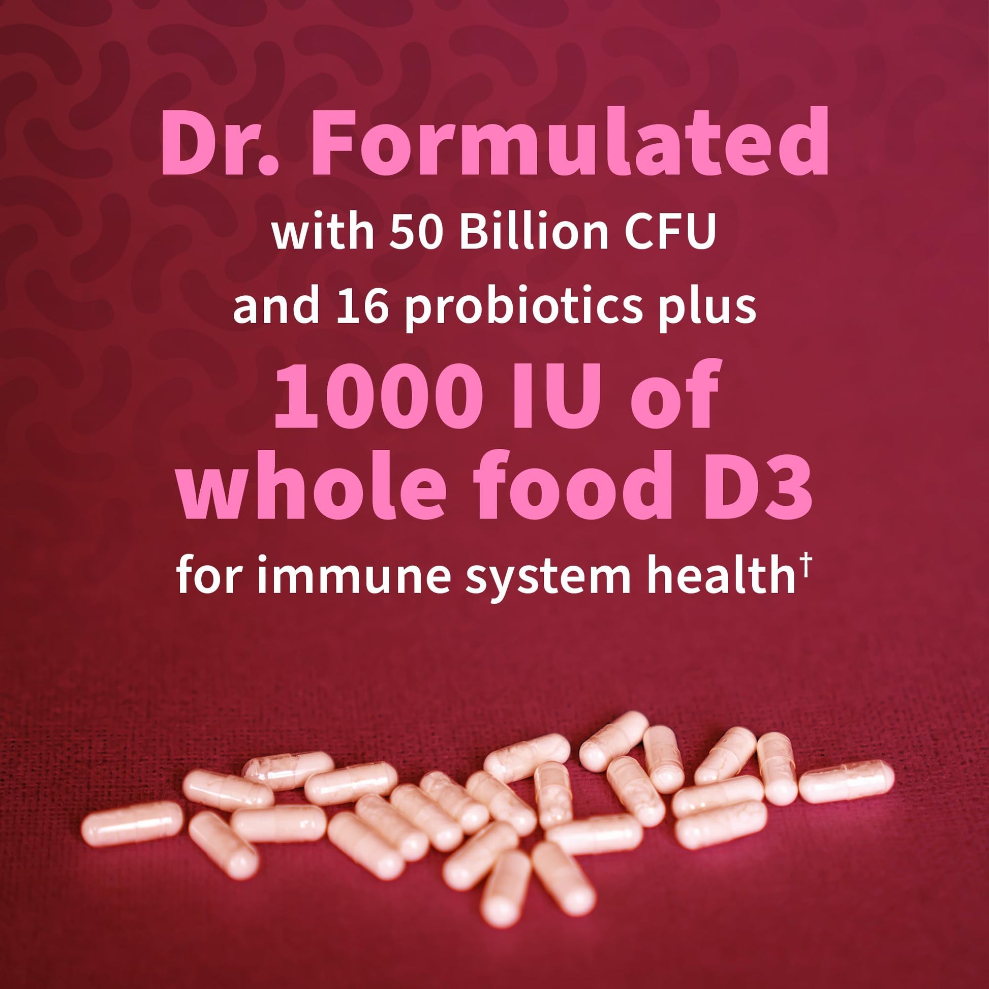 Garden of Life Dr. Formulated Probiotics Urinary Tract+ - 50 Billion CFU - Supports Digestive, Immune & Urinary Tract Health - Maple Wellness Supplements