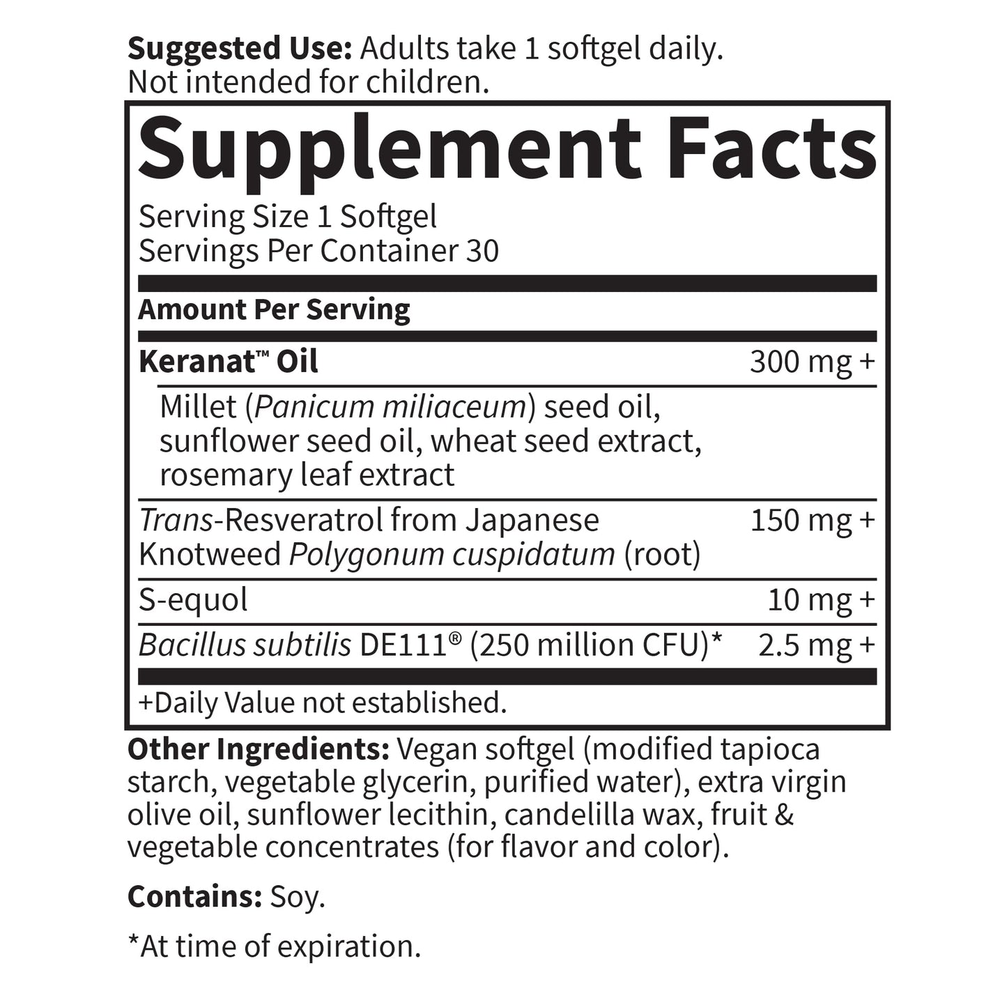 Garden of Life Herbals Menopause Supplement with S-equol & Trans-Resveratrol for Multi-Symptom Relief, Keranat for Thicker, Fuller Hair Growth – Non-GMO, Gluten-Free, Vegan, Berry Flavor, 30 Servings - Maple Wellness Supplements