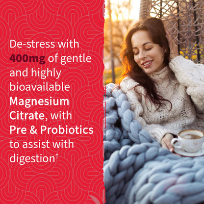 Garden of Life Magnesium Citrate Supplement Gummies with Prebiotics & Probiotics for Stress, Sleep & Recovery - Vegan, Gluten Free, Kosher, Non-GMO - Maple Wellness Supplements