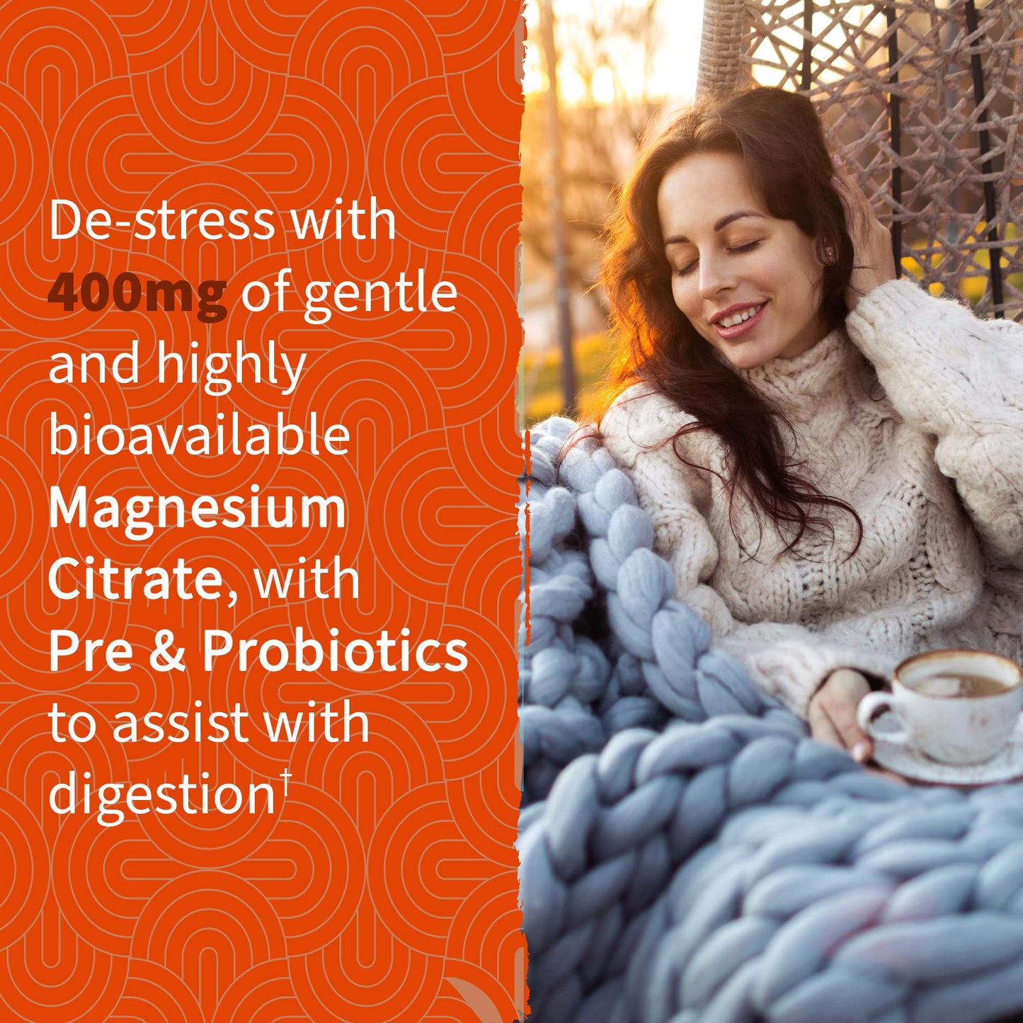 Garden of Life Magnesium Citrate Supplement Gummies with Prebiotics & Probiotics for Stress, Sleep & Recovery - Vegan, Gluten Free, Kosher, Non-GMO - Maple Wellness Supplements