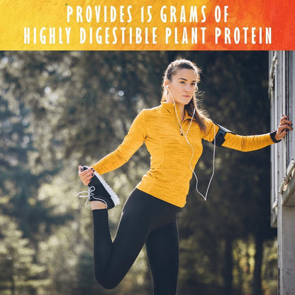 Garden of Life Organic Plant Protein Smooth Energy Powder, 10 Servings - Vegan, Grain - Maple Wellness Supplements