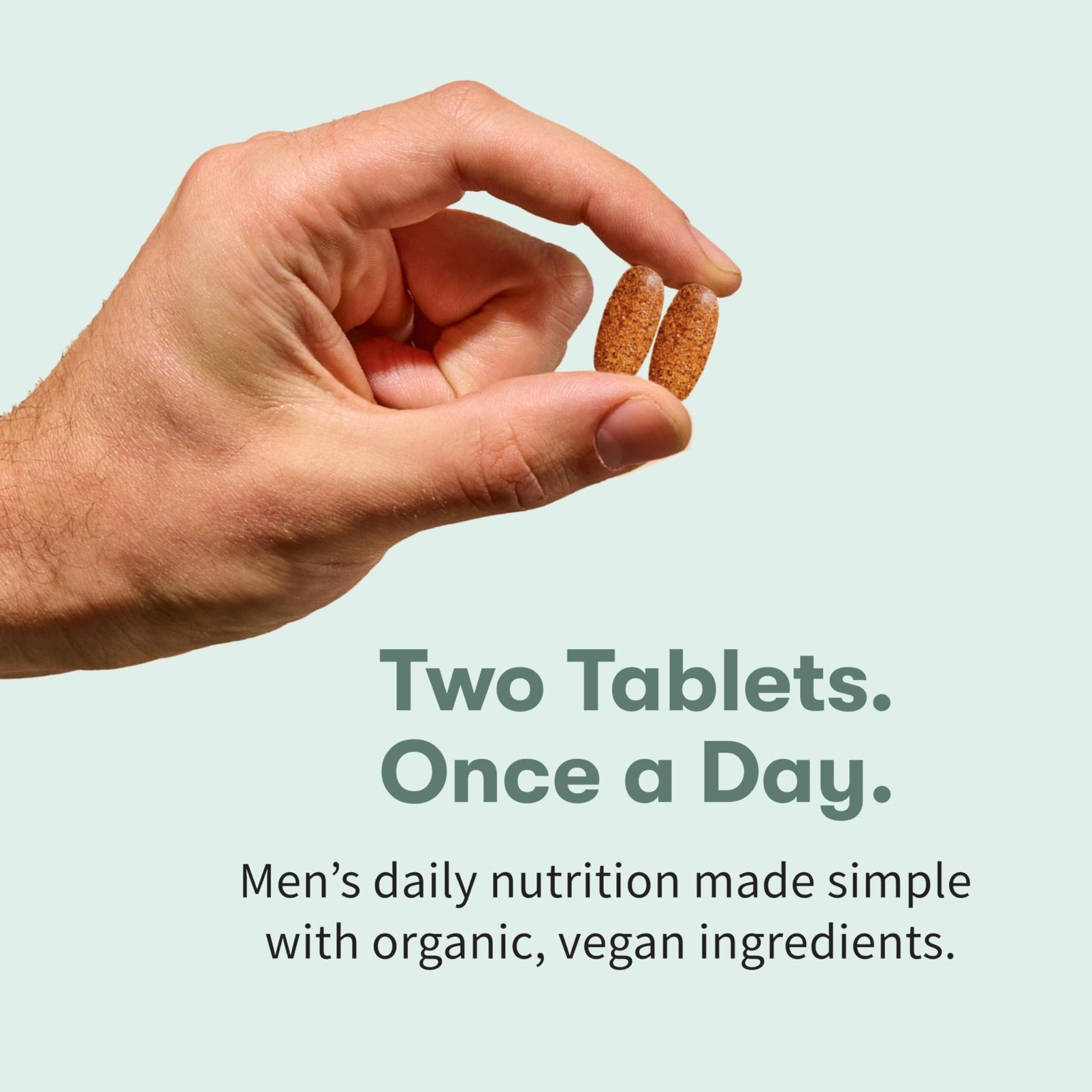 Garden of Life Organics Men's 40+ Multivitamin with Prostate Support, B12 & Vitamins – Vegan Daily Whole Food Multivitamin, Non-GMO, Certified Organic, 120 Tablets - Maple Wellness Supplements