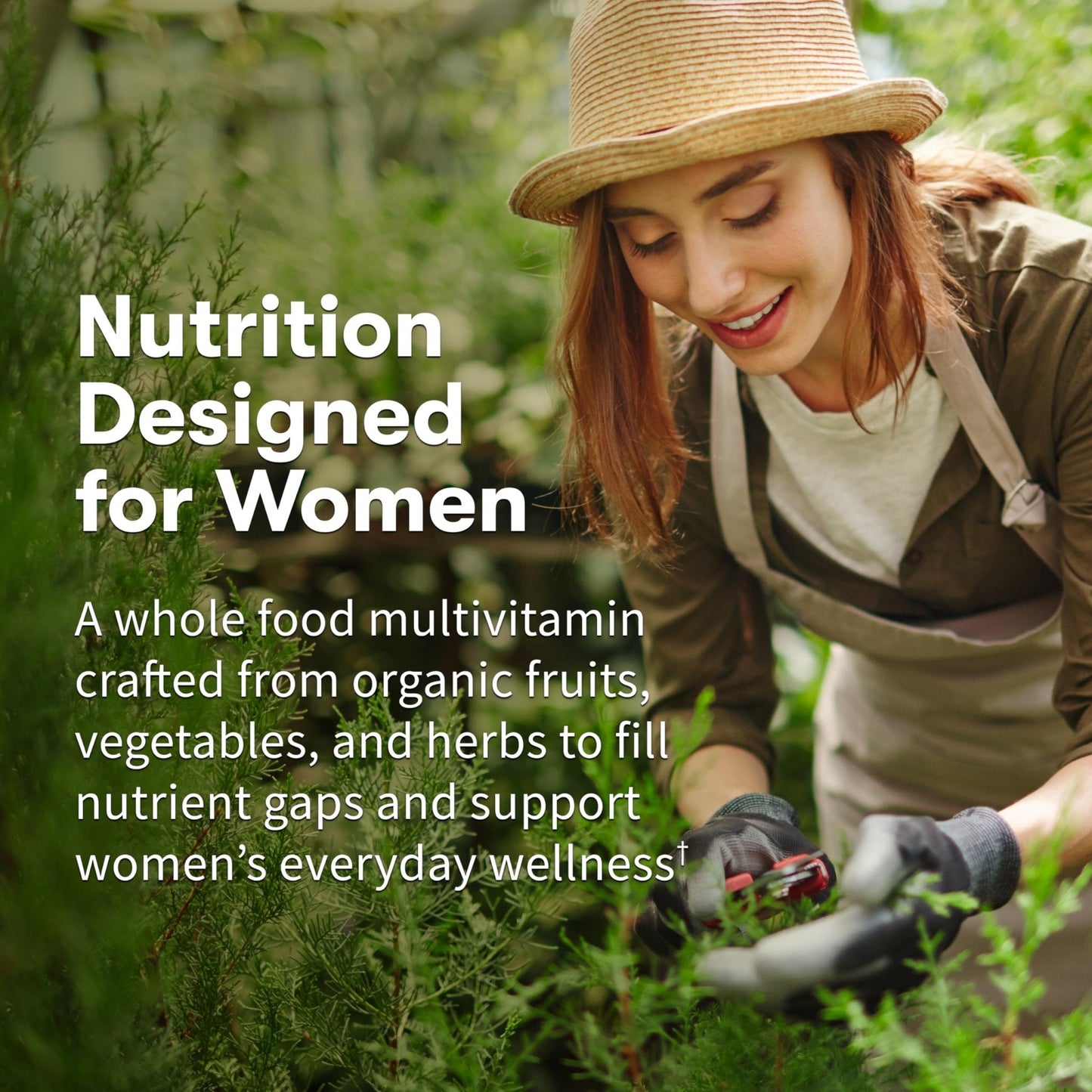 Garden of Life Organics Multivitamin for Women - Women's Once Daily Multi - Whole Food Multi with Iron, Biotin, Vegan Organic Womens Multivitamin for Health, Energy Hair Skin and Nails, 60 Tablets - Maple Wellness Supplements