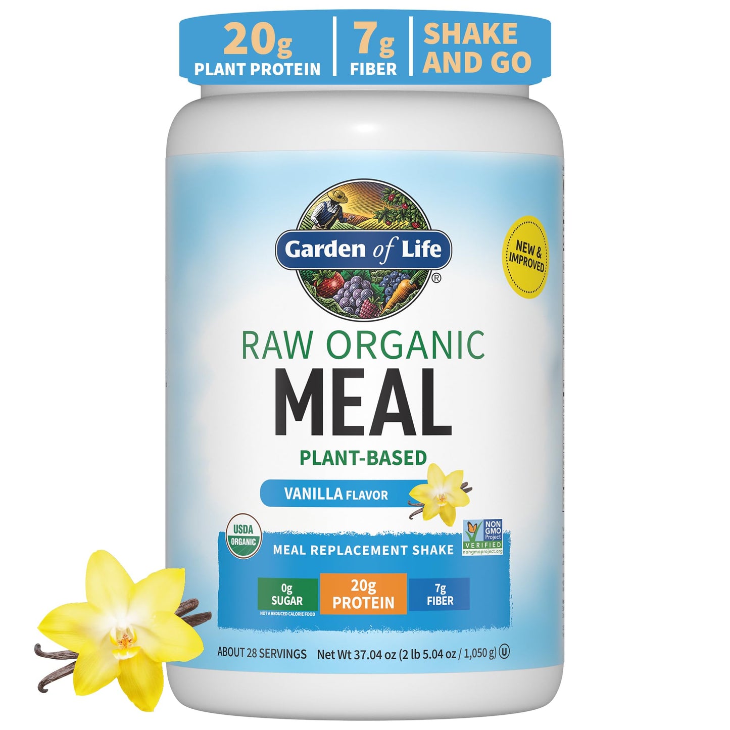 Garden of Life Raw Organic Fit Vegan Protein Powder Vanilla & Vegan Protein Powder - Maple Wellness Supplements