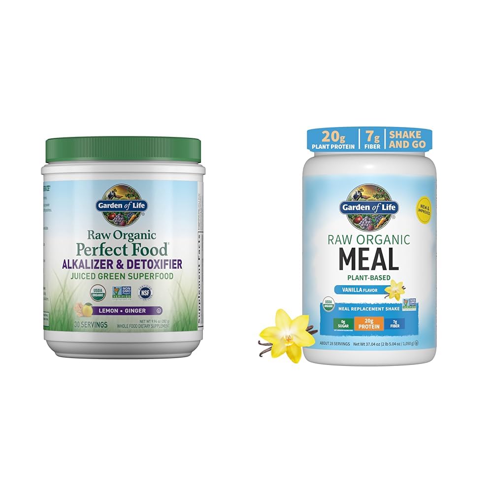 Garden of Life Raw Organic Perfect Food Alkalizer & Detoxifier Juiced Greens Superfood - Maple Wellness Supplements