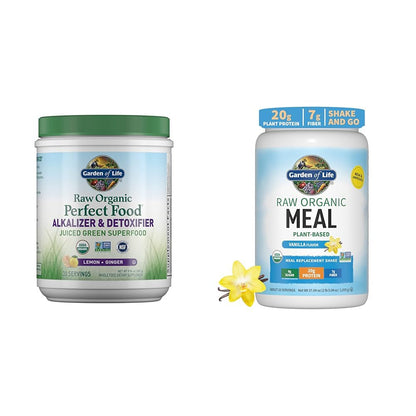 Garden of Life Raw Organic Perfect Food Alkalizer & Detoxifier Juiced Greens Superfood - Maple Wellness Supplements