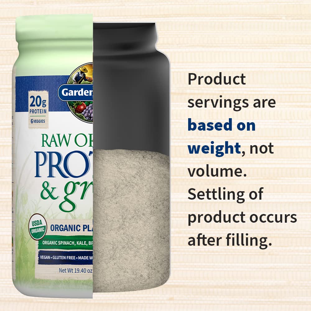 Garden of Life Raw Organic Protein & Greens Vanilla - Vegan Protein Powder - Maple Wellness Supplements