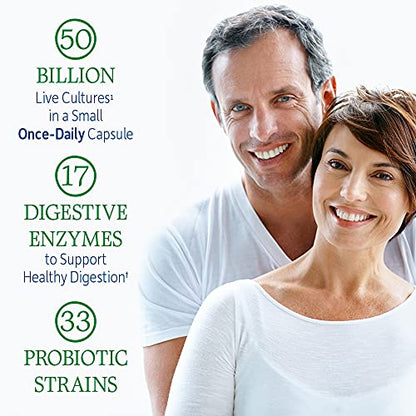 Garden of Life RAW Probiotics Colon Care Shelf Stable - 50 Billion CFU Guaranteed - Maple Wellness Supplements