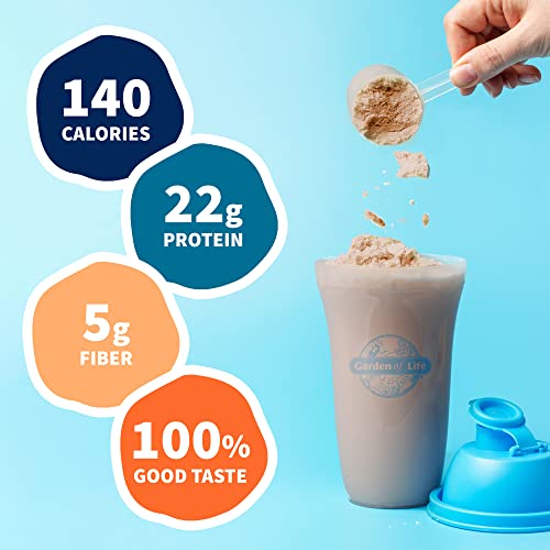 Garden of Life Vegan Protein Powder - 22g Raw Plant Protein, BCAAs, Probiotics - Maple Wellness Supplements