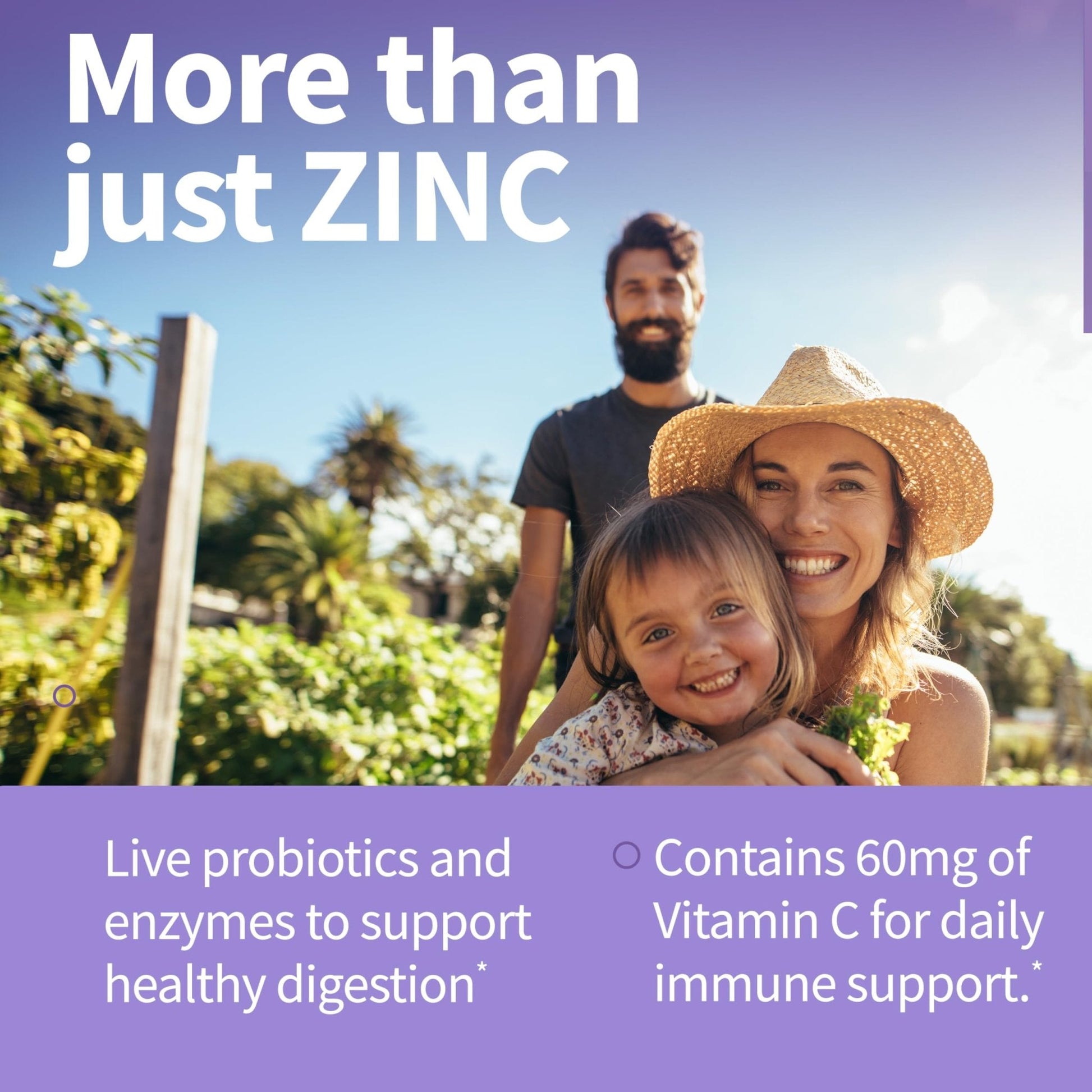 Garden of Life Zinc Supplements 30mg High Potency Raw Zinc and Vitamin C Multimineral Supplement, Vitamin Code Vitamins Trace Minerals & Probiotics - Maple Wellness Supplements