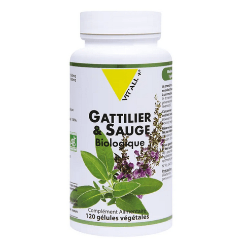 Gattilier & Sauge BIO 120 gélules VIT'ALL+ - Maple Wellness Supplements