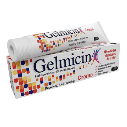 Gelmicin Cream 40g Skin Allergies, Skin Itch, Skin Rashes, Poison Ivy Relief- Contains 1.41 oz - Maple Wellness Supplements
