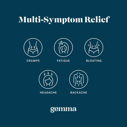 Gemma Cut The Cramp - Fast Menstrual Cramp & Period Pain Relief - Multi-Symptom Formula Treats Menstrual Cramps, Fatigue, Bloating, Headache in 15 Minutes - Maple Wellness Supplements